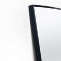 Full Length Black Rectangular Mirror - Thin Frame