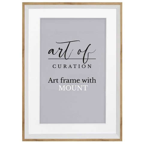 Two Tone Art Frame - Wooden Look