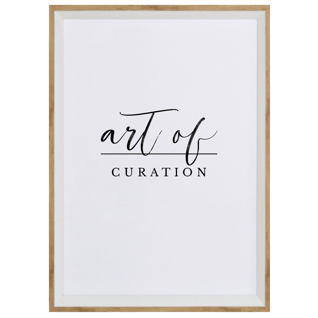 Two Tone Art Frame - Wooden Look – Art of Curation