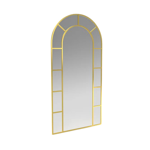Soho Arched Floor Mirror Gold