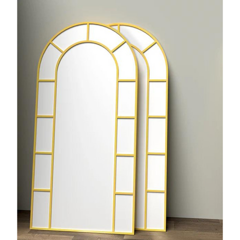 Soho Arched Floor Mirror Gold
