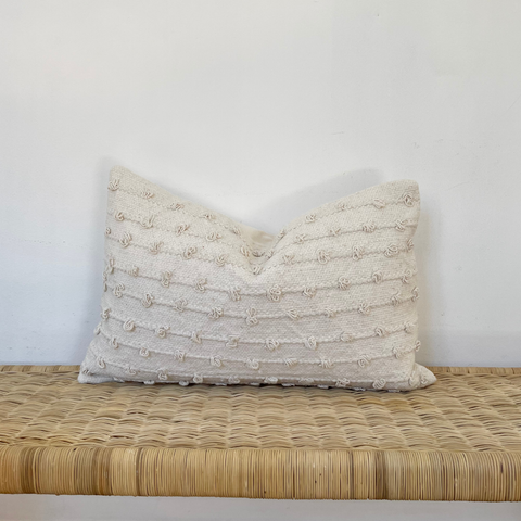 Natural Bobbles Cushion
