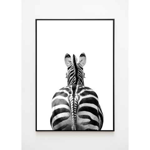 Zebra Art 2 Framed Canvas