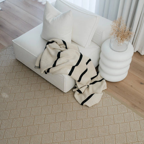 P.E.T Chunky Jacquard Light Beige Rug