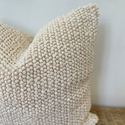 Full Bobbles Cream Cushion