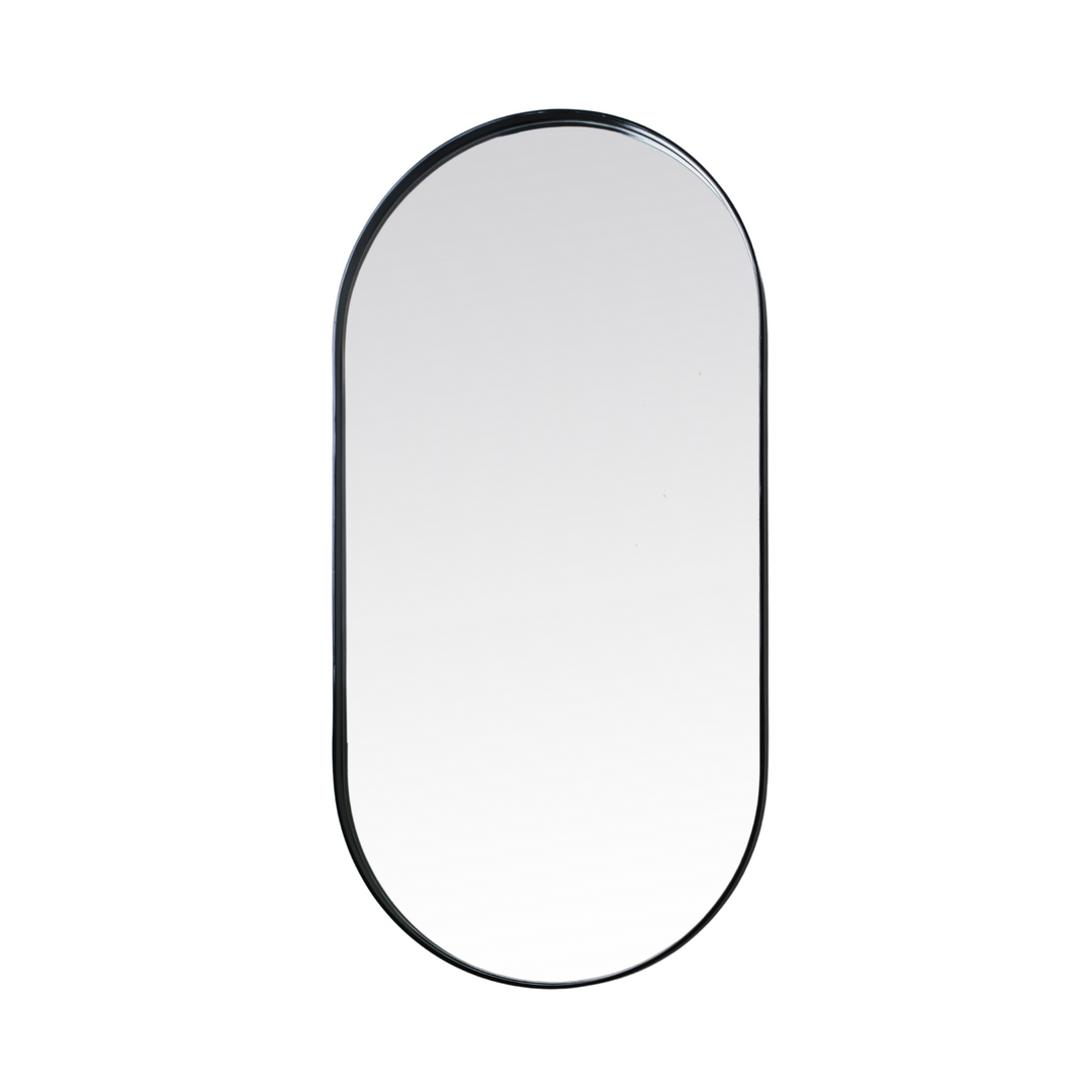 Deep Frame Black Pod Mirror – Art of Curation