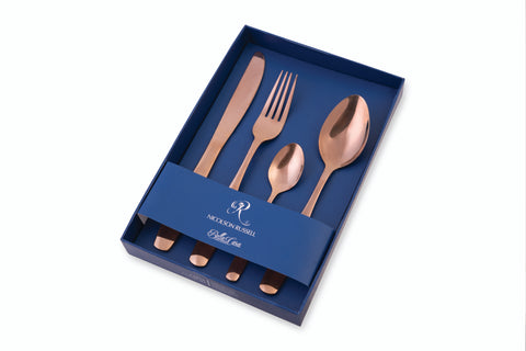 Bella Casa Rose Gold Cutlery 4 piece set