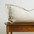 100% Linen Scatter cover Oatmeal - Art of Curation