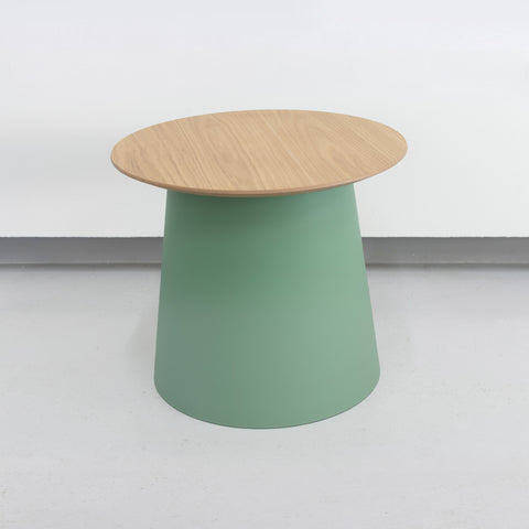 Wooden Top Clover Side Table - Art of Curation