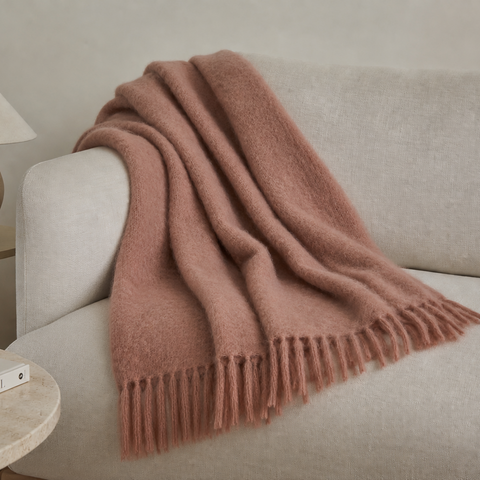 Coppernude Mohair Blanket