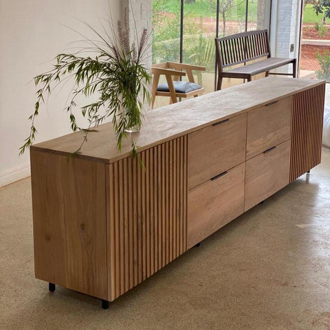 Oversized Oak Sideboard