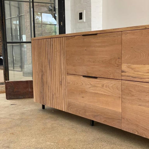 Oversized Oak Sideboard