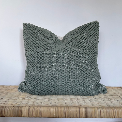 Green Bobbles Cushion
