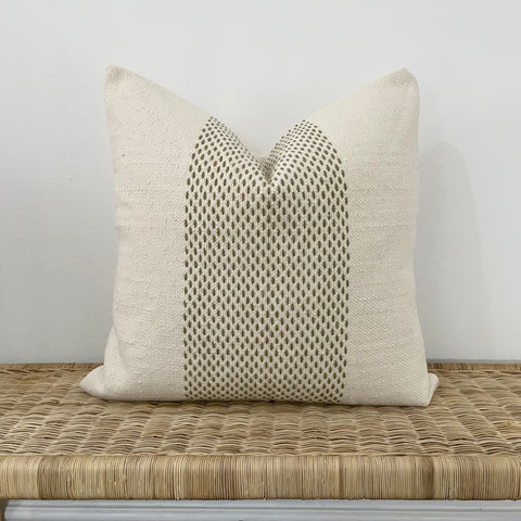 Jute Zen on Natural Cushion