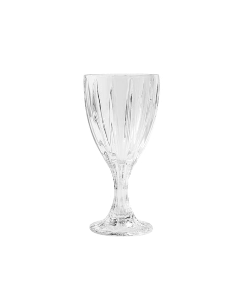 Hand Pressed Glass Goblet Set - Art of Curation
