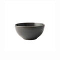 Embossed Lines Dark Grey Cereal Bowl - Art of Curation