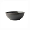 Embossed Lines Dark Grey Salad Bowl - Art of Curation