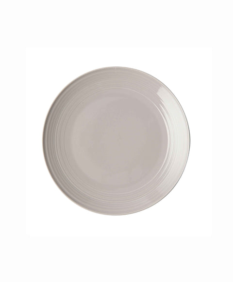 Embossed Lines Light Grey Side Plate - Art of Curation