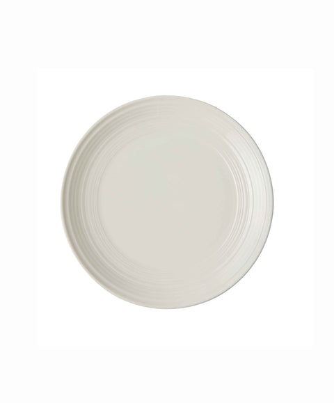 Embossed Lines Cream Side Plate - Art of Curation