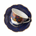 Blue Fern Cup & Saucer in Gift Box - Art of Curation