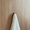 Wall hook towel hook or robe hook with white towel from Mr Price Bathroom