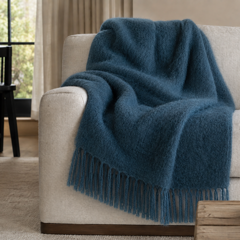 Mallard Mohair Blanket