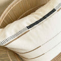 The Mason Cushion, uniquely hand woven in Cape Town using natural, local cotton