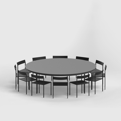 Skinny Round Dining Table