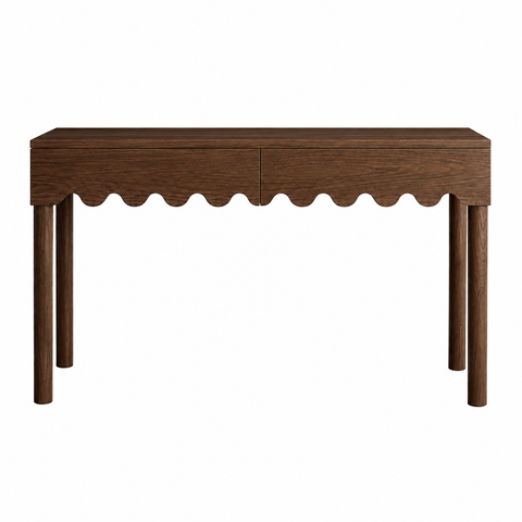 Quinn Wavey Oak Desk