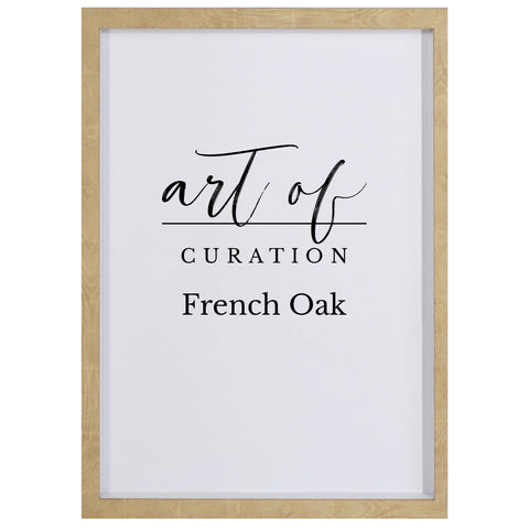 Nordic Box Art Frame - French Oak Look