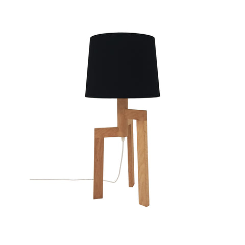 Jaggered Table Lamp Black Shade