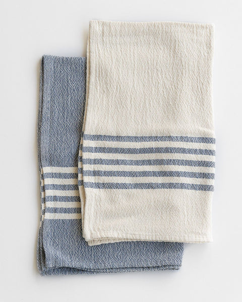 Medium Contemporary Towel Inverse Set - Indigo