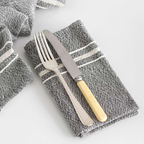 Charcoal Contemporary Napkin