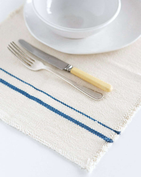 Country Placemat with Denim Stripe