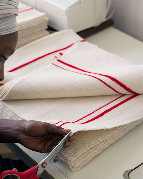 Country Placemat with Red Stripe