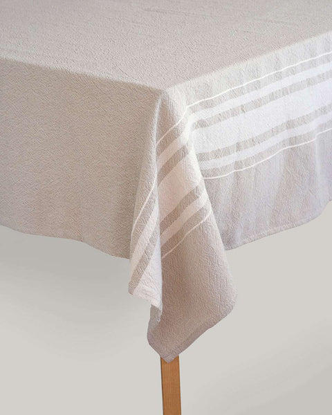Contemporary Table Cloth - Stone