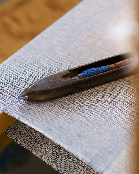 Contemporary Throw - Indigo