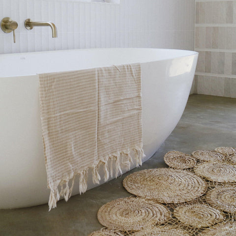 Fresh Beige II Towel - Art of Curation